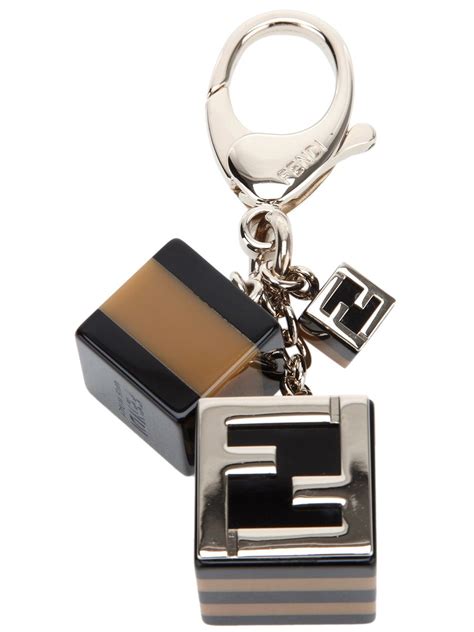 fendi keyrings|Fendi key ring silver.